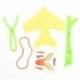 gyerek puzzle Kibocsátó katapultos repülőgépek DIY Flying Toys I3F3