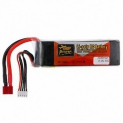 2X (ZOP POWER 4S 14.8V 2200Mah 40C lipo akkumulátor a Qav250 280 F330 Fpv Quad M6S2 típushoz)