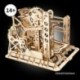 2X (Robotime Diy Lass Coaster Magic kreatív márvány futtatható játék, Fa modell Bu A4O7