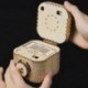4X (Robotime Creative Diy 3d kincsdoboz fa puzzle játékcsomag gyermekeknek N3A3