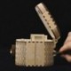 4X (Robotime Creative Diy 3d kincsdoboz fa puzzle játékcsomag gyermekeknek N3A3