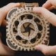 4X (Robotime Creative Diy 3d kincsdoboz fa puzzle játékcsomag gyermekeknek N3A3