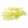Sárga - 1X (100db átlátszó műanyag bingó chips, 1,9 cm U9W2)