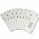 144 db / készlet Mah Jong papír Mahjong kínai játékkártya játék 2 db-os D3 kocka