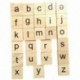 200X fa Scrabble csempe levél ábécé Scrabbles szám kézműves angol Q6R8