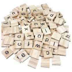 2X (200X fa Scrabble csempe betű ábécé Scrabbles szám kézműves Engli J3V3