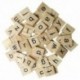 2X (200X fa Scrabble csempe betű ábécé Scrabbles szám kézműves Engli J3V3