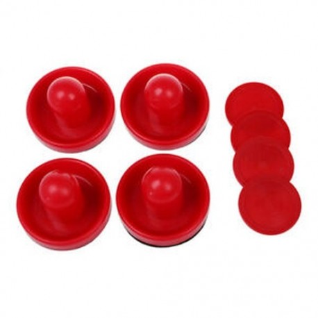 2X (4 db Air Hockey asztali kapus, 4 db-os koronggal érezhető, ütő kalapáccsal, Grip Col W7W5)