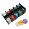 Super Deal - 200 Baccarat zseton, alku póker zsetonkészlet - Blackjack Tabl O6A7