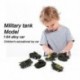 5 darabos készlet katonai tartály modell Forró 1:64 ötvözetű autó gyerekeknek oktatási játék Y5N1