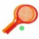 Gyerekek játék narancssárga piros műanyag tenisz tollaslabda ütő játékkészlet R9U9