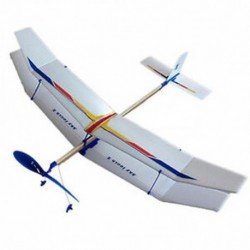 Gumi gumiszalaggal működő, repülő vitorlázó repülőgép modell, DIY gyerekeknek K6N6
