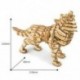6X (Robotime DIY 3D fából készült állatok és épületek puzzle játékának szerelési játék ajándéka az R5G8-hoz