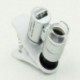 1 db univerzális 3LEDs klip mobiltelefon mikroszkóp nagyító mikrolencsével 60X E3G9