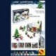 JJRC1002 Christmas Village Mikulás fa ló vicces építőelemek F E3G5