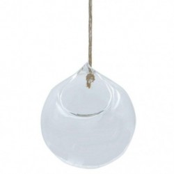 1X (Üveggömb váza ajtóvirágos növények otthoni kerti dekorációk, függeszthető, Di S8I3