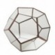 2X (üveg Pentagon geometriai terrárium tartály ablakpárkány dekoráció virág Po S2V7