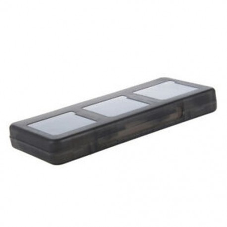6 az 1-ben fekete játék toktartó patrondoboz Nintendo DS Lite DSi XL LL S6S4-hez