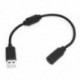 Új prémium xbox 360 USB kimeneti kábel - fekete Q2X4