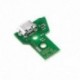 1X (PS4 vezérlőhöz, mikro-USB töltőaljzathoz, áramköri kártya JDS-040 12-Pi Q4C8