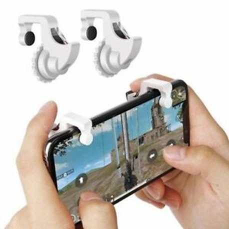 Tűzcím gomb Kiegészítő kulcsfontosságú telefonjáték Gamepad fogantyútartó markolattartó PUBG E7V6