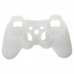 Bőrfedő védőszilikon tok PS2 PS3 vezérlőhöz - Fehér A2W1