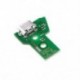 2X (PS4 vezérlőhöz, mikro-USB töltőaljzathoz, áramköri kártya JDS-040 12-Pi U8Z2