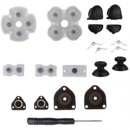 L1 R1 L2 R2 indítógombok   2 rugók   2 joystick hüvelykujjpálcák   1 készlet C P8R8
