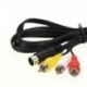Tartós 1.8M 9 tűs audio-video AV kábel a Sega Genesis 2 3 A / V RCA C F7P2 készülékhez