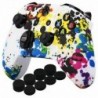 Szilikon borító bőr tok nyomtatása az Xbox One S / X vezérlő x 1 (Graffiti) T7K8-hoz