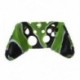 2X (Szilikon bőrvezérlő tok, kompatibilis az Xbox One-tal (Army Green Black H7W4