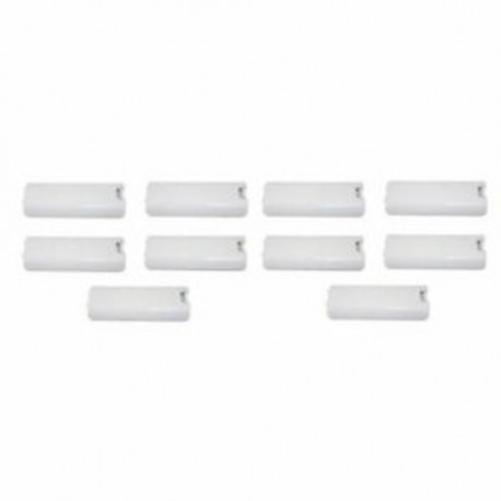 10 darab fehér csere elem fedél a Nintendo Wii Controller Remo P6G8 számára