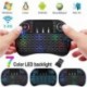 Háttérvilágítás 2.4G LED Mini Vezeték nélküli billentyűzet Air Mouse Touchpad TV Box Xbox360 PC