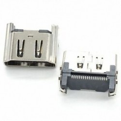 10 db HDMI port-aljzat-csatlakozó Új cserealkatrész a Playstation 4 PS4 A4P6 készülékhez