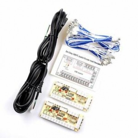 1X (2X Zero Delay Arcade USB ENCODER PC a 2PIN JOYSTICK &amp  4.8M A7M8 JOYSTICK számára