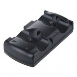 3X (2in1 USB töltővel felszerelt dupla emelő PS3 kettős ütésű MOVE vezeték nélküli Con K4V2 készülékhez)