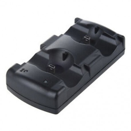 3X (2in1 USB töltővel felszerelt dupla emelő PS3 kettős ütésű MOVE vezeték nélküli Con K4V2 készülékhez)