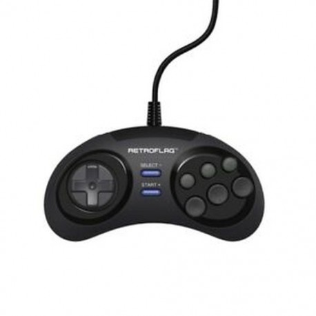 2X (Retroflag Megapi / Nespi / Superpi tok / Retropie klasszikus USB vezetékes Gamepad G S4Q1