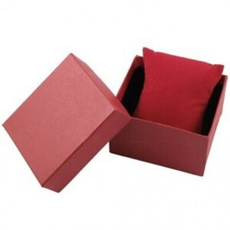 1X (piros téglalap alakú ajándék csukló karóra tároló doboz tok T5F1)