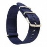 18 mm-es nylon karóra, húzózsinór karkötő, heveder óraszíj, sötétkék BT T2I1