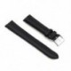 20 mm-es PU bőr színű fekete karkötőóra karkötő New Fashion X4O7