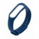 Sötétkék - A Xiaomi Mi Band 3 Tpu heveder karkötő cseréjéhez: Wris B4E0