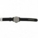 Férfi férfiak Sport fekete vászon zenekar Big Dial Quartz karóra [karóra] C6E1