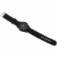 Férfi férfiak Sport fekete vászon zenekar Big Dial Quartz karóra [karóra] C6E1