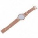 Vansvar Mesh Arabic számok - divatos alkalmi női ötvözött Quartz Wristwa B5H1