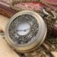 10x (zseb bronz Vintage Design Quartz óra láncos Unisex karórával J1R5
