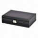 6X (2 az 1-ben 8 Watch Box rács   3 hibrid hálószekrény tárolódoboz luxus ékszerek G6D7