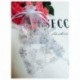 100 PCS Organza esküvői ajándék táska húzózsinórral ékszer tasak táskák ezüst fikarcnyi W1F1