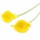 1X (10db elegáns, élethű, valódi tapintású művirágú Calla Lily virág, Weddin M7T4