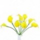 1X (10db elegáns, élethű, valódi tapintású művirágú Calla Lily virág, Weddin M7T4